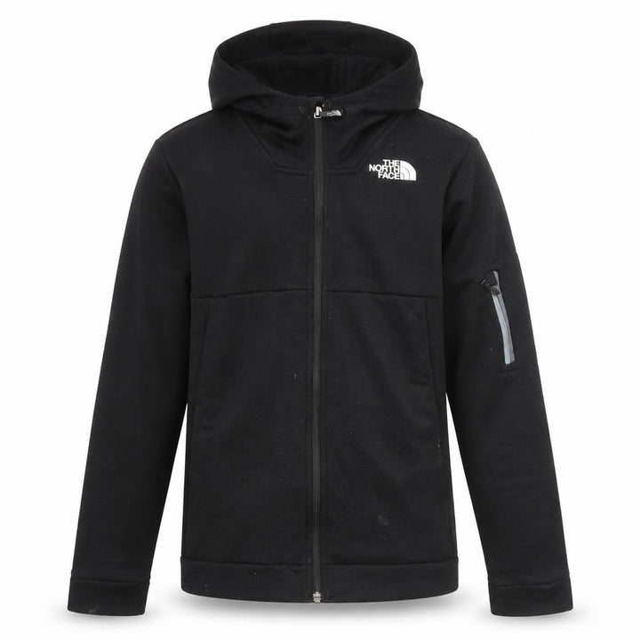The North Face Boys Black Fleece Full Zip Hoodie Size 18 Plus