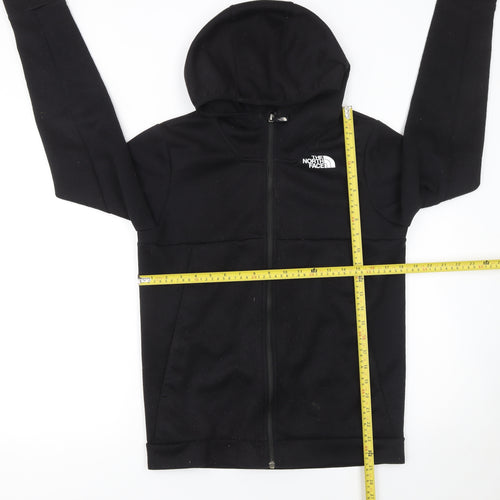 The North Face Boys Black Fleece Full Zip Hoodie Size 18 Plus