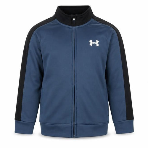 Under Armour Boys Blue Full Zip Sweatshirt 5-6 Years Sports Jacket