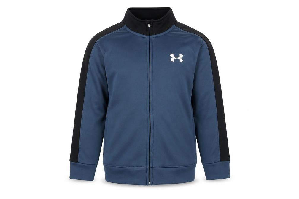 Under Armour Boys Blue Full Zip Sweatshirt 5-6 Years Sports Jacket