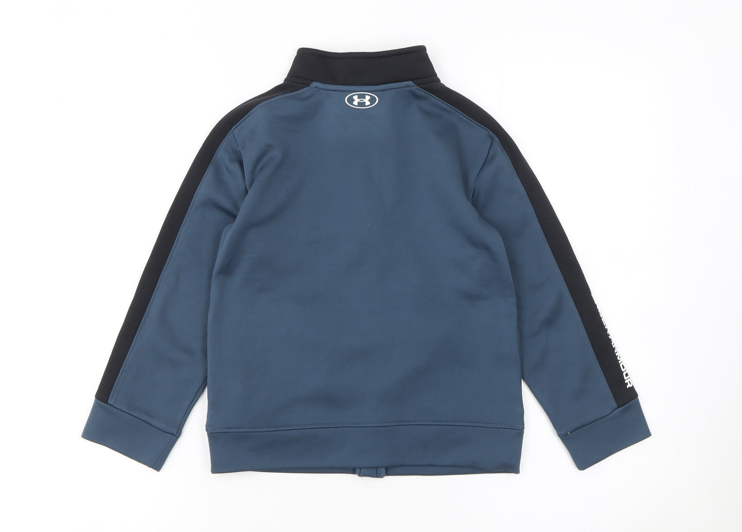 Under Armour Boys Blue Full Zip Sweatshirt 5-6 Years Sports Jacket