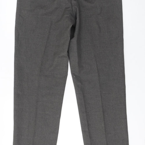 Dunnes Stores Men's Grey 34in Dress Pants Trousers Regular Fit