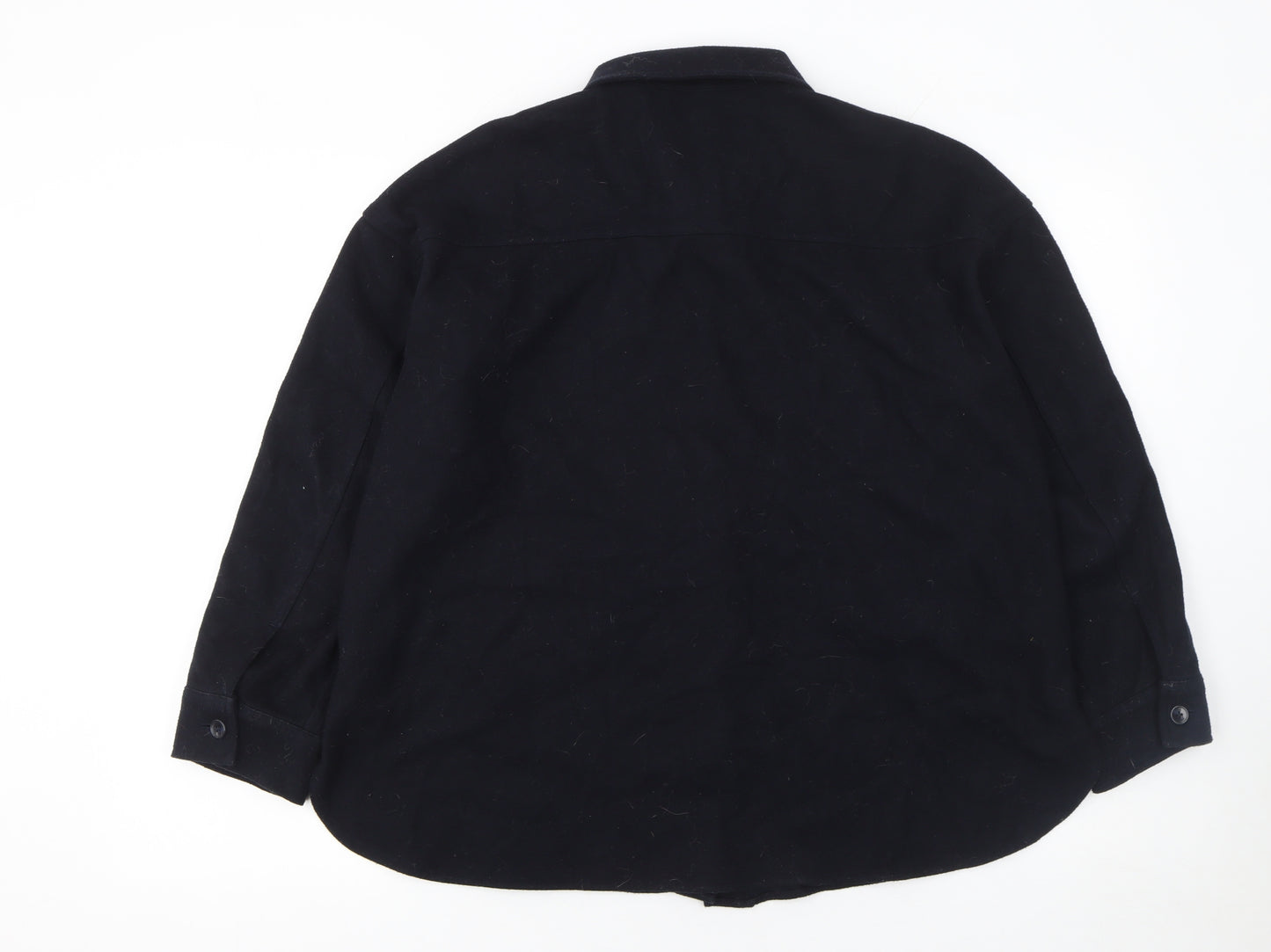 Uniqlo Women’s Black Long Sleeve Button-Up Shirt XS