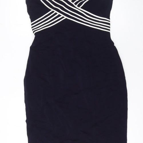 Tadashi Women’s Blue Off Shoulder Bodycon Dress XL Formal Occasion