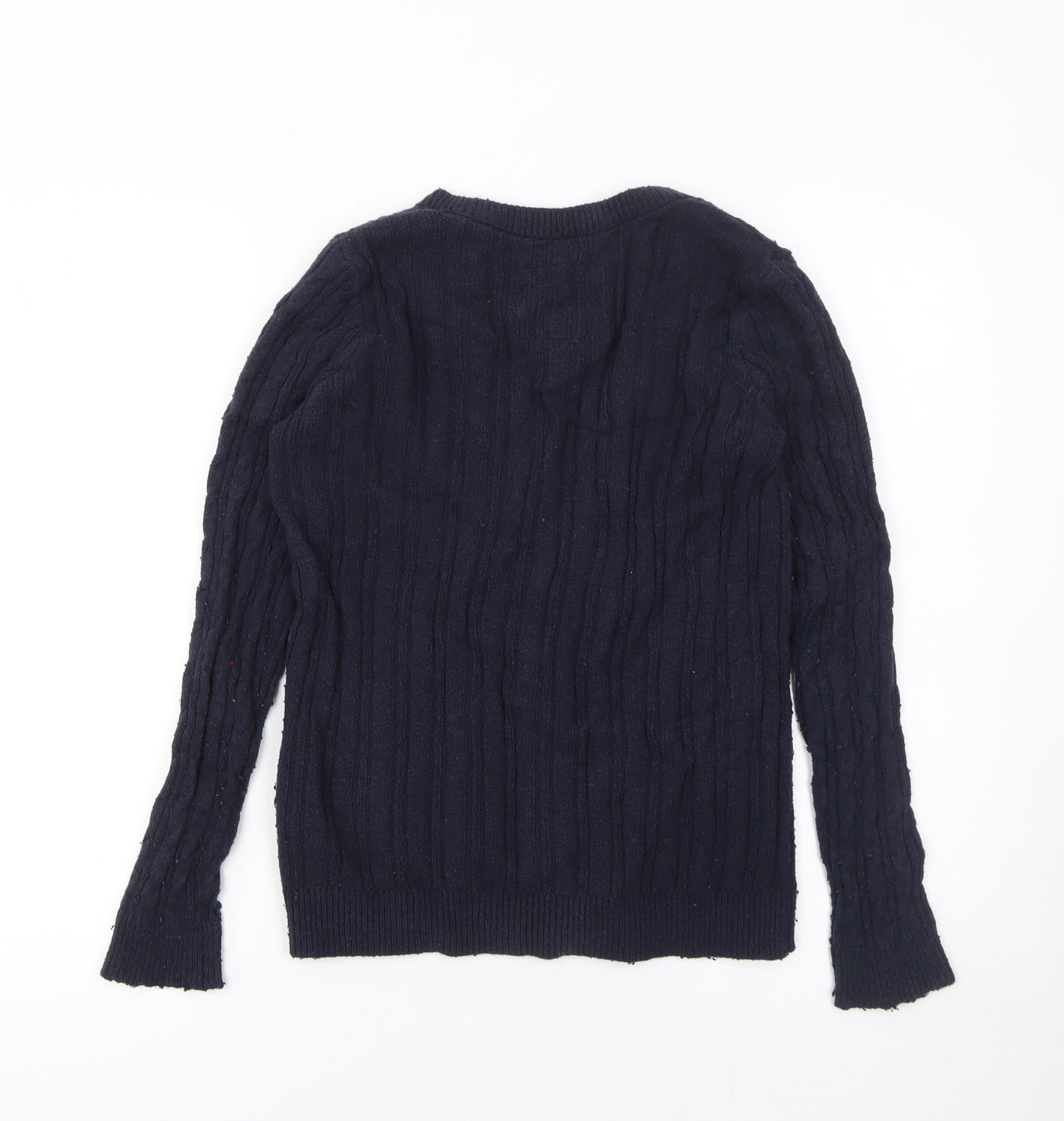 Hollister Women’s Navy Blue Cable Knit Cardigan M