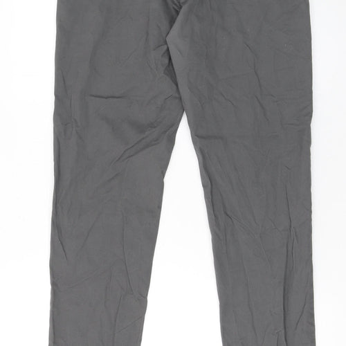 Primark Men's Grey Slim Fit Chino Trousers Size 30W 32L