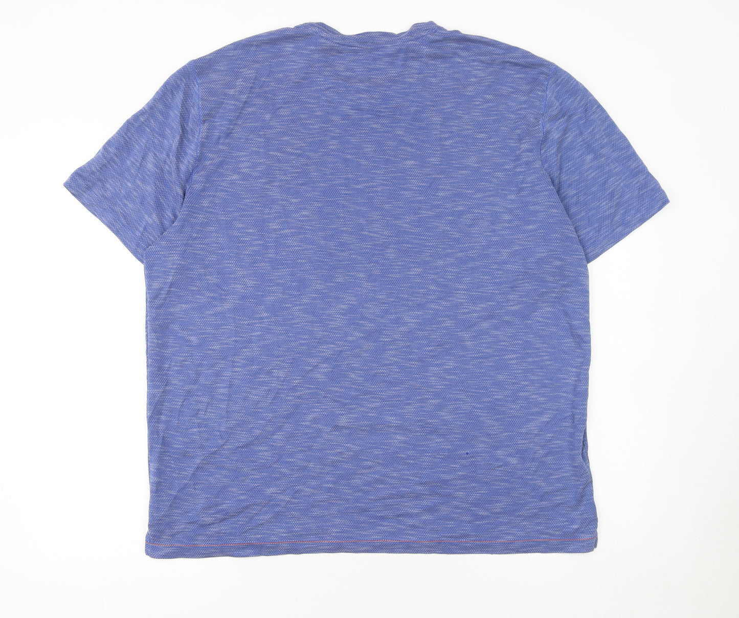Tommy Bahama Men Blue Short Sleeve Crew Neck T-Shirt L Regular Fit