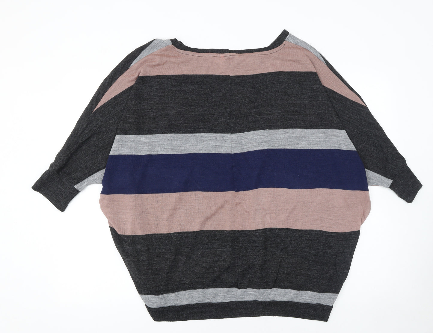 ONLY Women’s Multicoloured Striped Pullover Jumper M