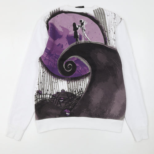 Primark Women White The Nightmare Before Christmas Sweatshirt S
