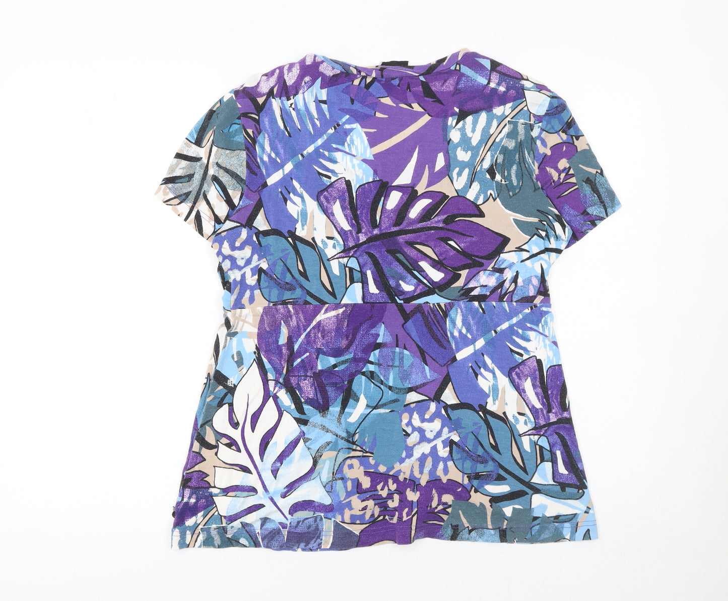 Taifun Women's Multicoloured Floral Tunic Top Size 14 Viscose Blend