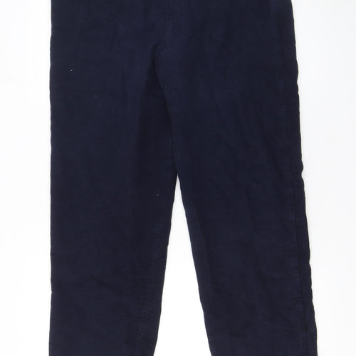 Country Collection Women Blue Cotton Corduroy Trousers Size 14