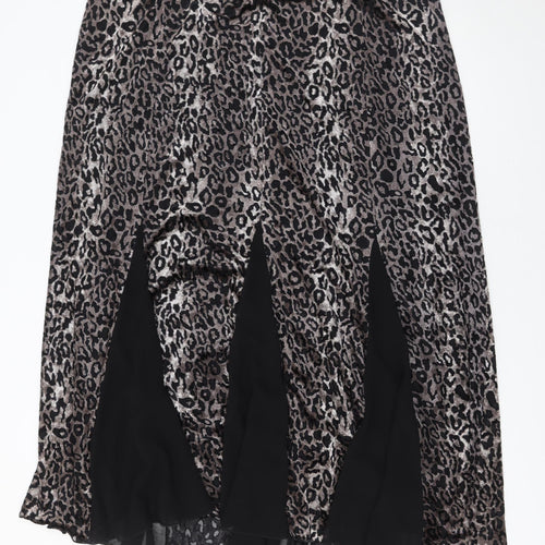 Marks and Spencer Women’s Animal Print Midi A-Line Skirt Size 20