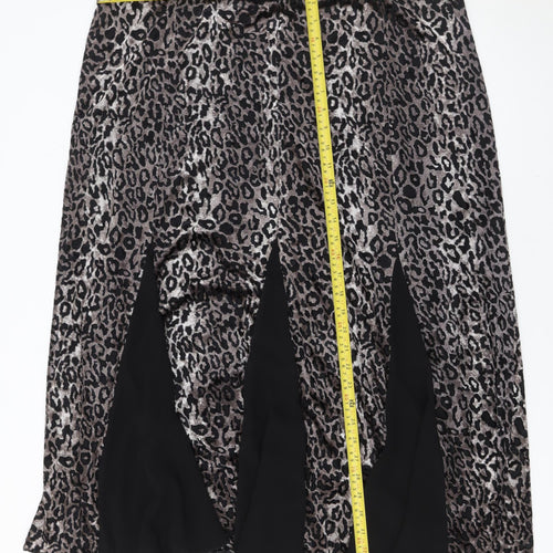 Marks and Spencer Women’s Animal Print Midi A-Line Skirt Size 20