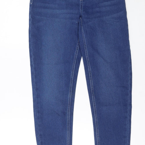 Avenue Women Blue Size 12 Jegging Stretch Denim Jeans