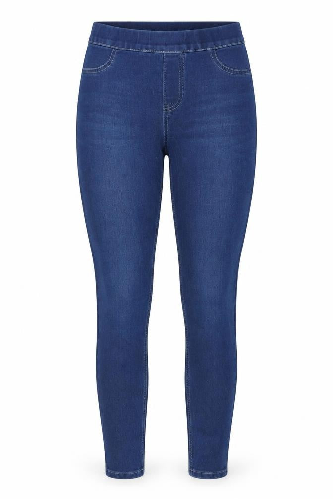 Avenue Women Blue Size 12 Jegging Stretch Denim Jeans