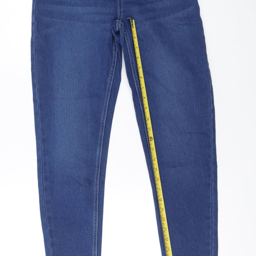 Avenue Women Blue Size 12 Jegging Stretch Denim Jeans