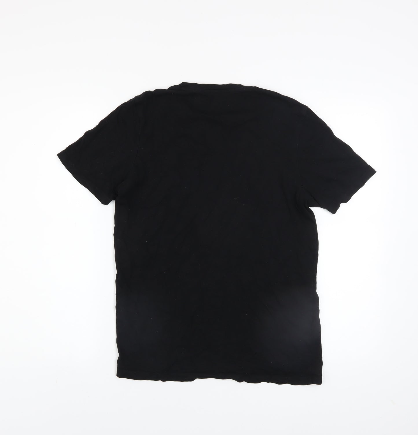 Jack & Jones Core Men's Black Graphic Short Sleeve Cotton T-Shirt M