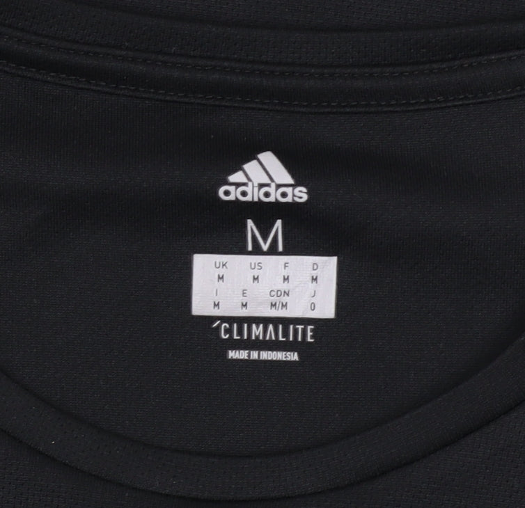 Adidas Men’s Black Clapham 10K City Run Short Sleeve T-Shirt M