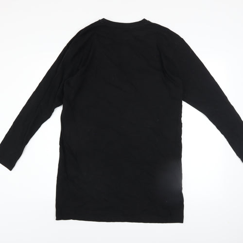 Gas Monkey Garage Men's Black Long Sleeve Cotton Graphic Top M