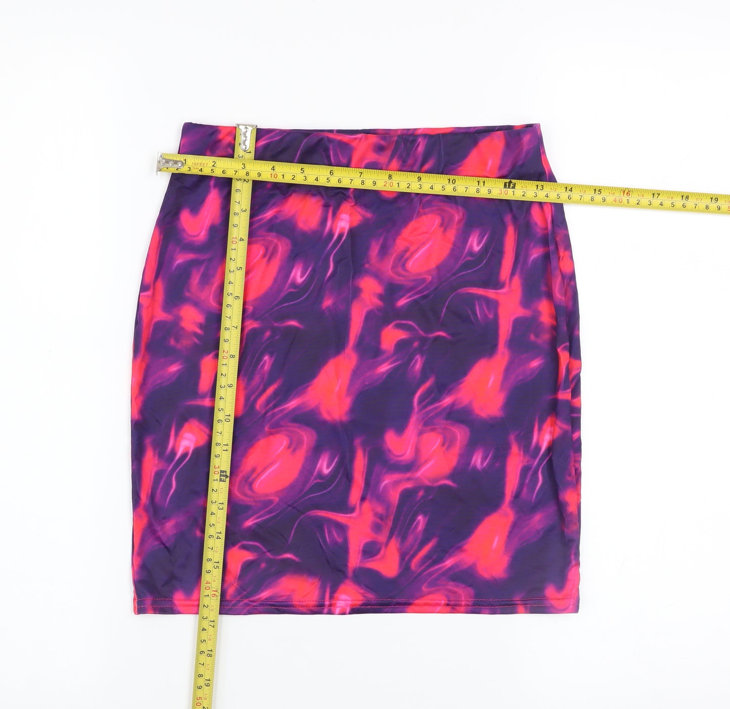 PrettyLittleThing Women’s Multicoloured Size 10 Bodycon Pencil Skirt