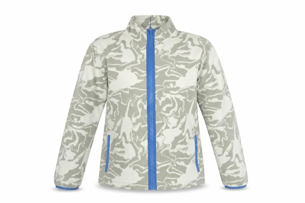 Dunnes Stores Men's Green Camouflage Fleece Zip Jacket Size 34 Regular Fit