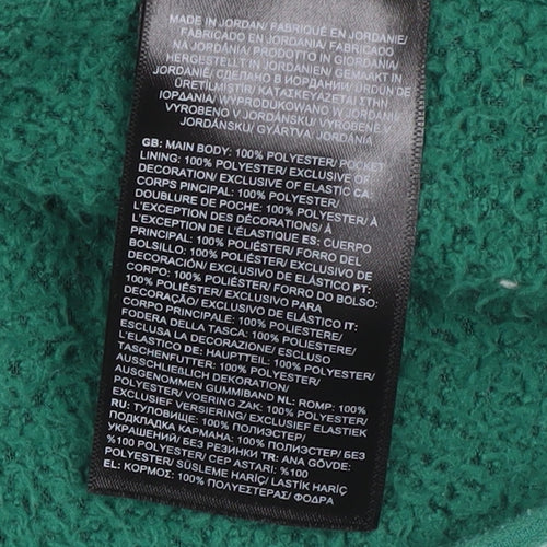 The North Face Green Teens Hooded Fleece Jacket Size 12