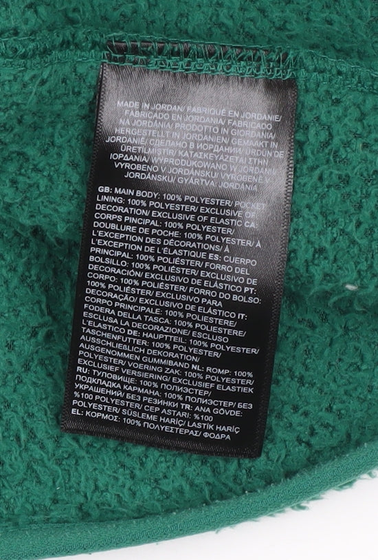 The North Face Green Teens Hooded Fleece Jacket Size 12