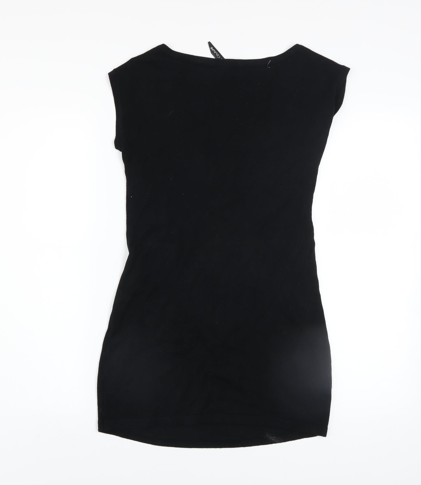 La Classe Couture Women's Black Sleeveless Bodycon Dress M