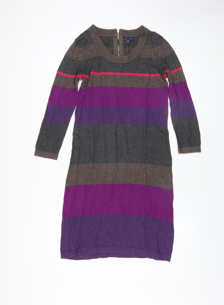 Gap Women’s Multicoloured Striped Knit Sweater Dress Size S