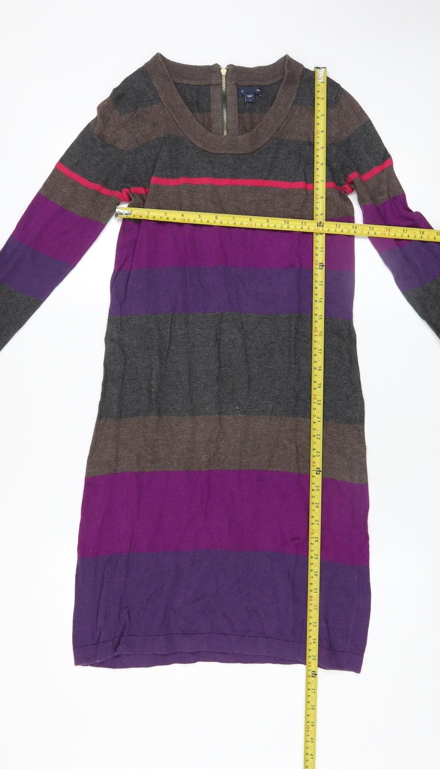 Gap Women’s Multicoloured Striped Knit Sweater Dress Size S