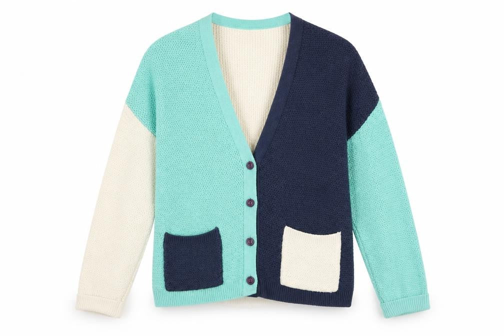 Front view of Pins & Needles Women's Multicoloured Knit Cardigan, size S