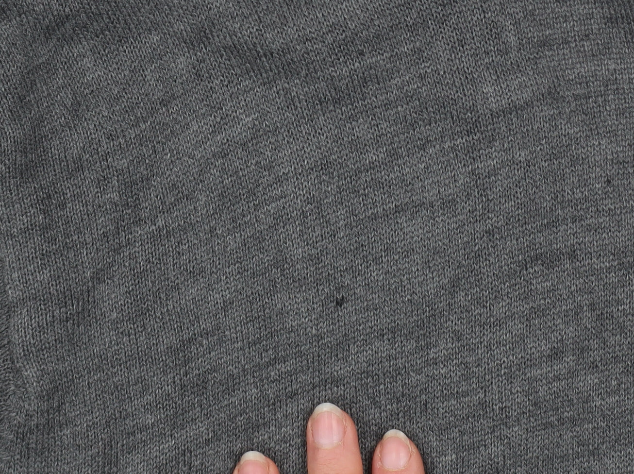 Lee Cooper Men’s Grey 2XL Acrylic Button V-Neck Cardigan