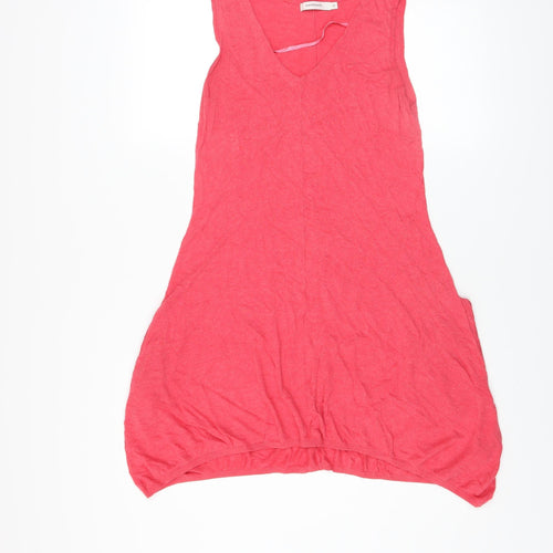 Sandwich Womens Pink Viscose Sleeveless Knee Length Dress M
