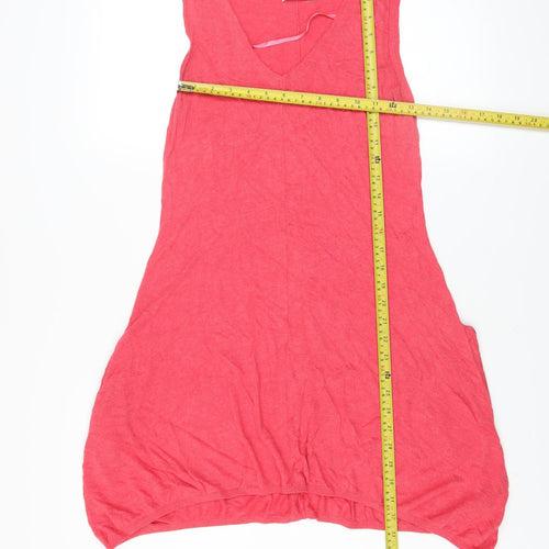 Sandwich Womens Pink Viscose Sleeveless Knee Length Dress M
