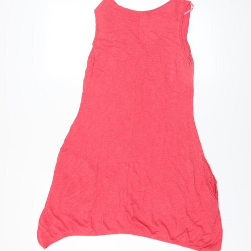 Sandwich Womens Pink Viscose Sleeveless Knee Length Dress M