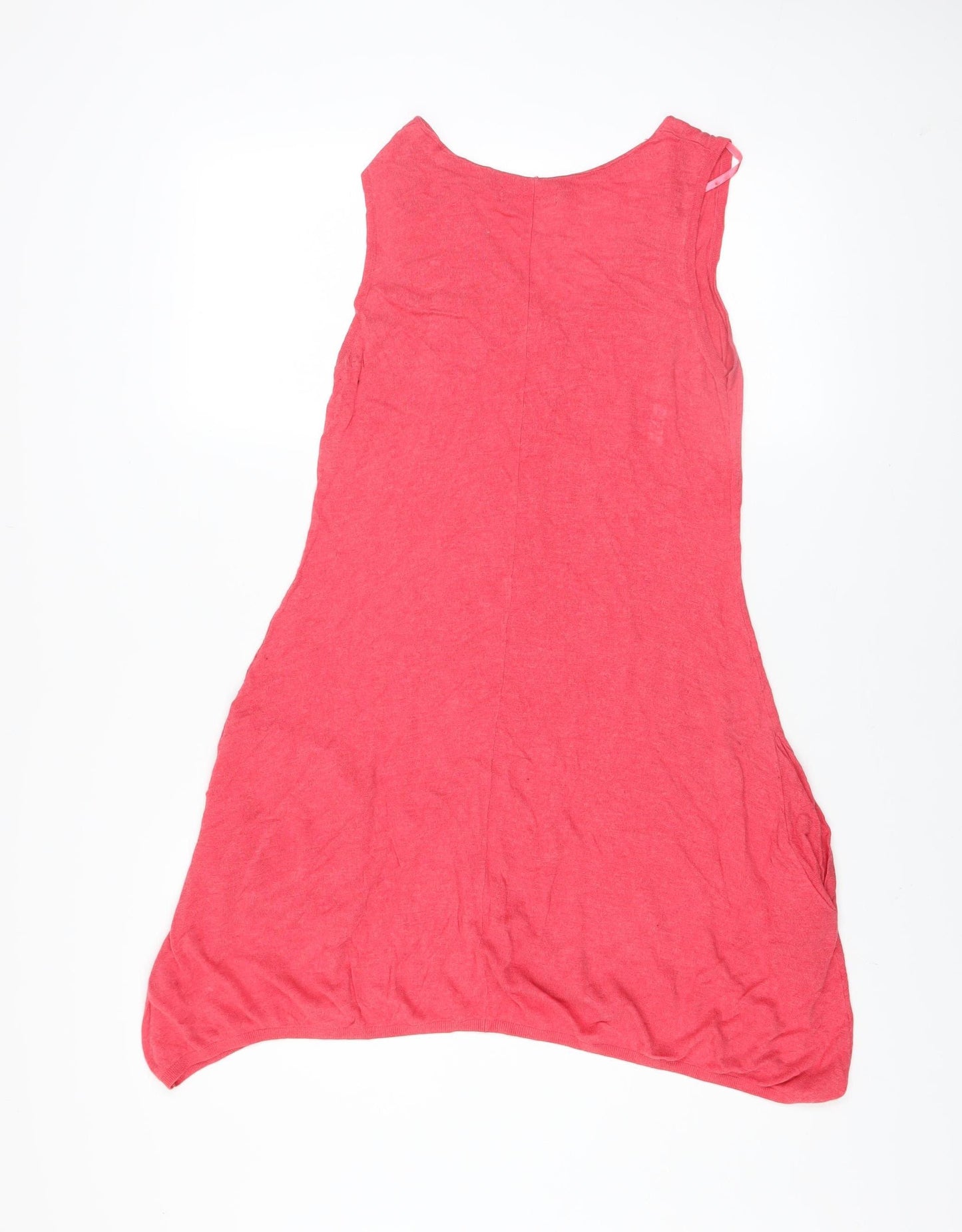Sandwich Womens Pink Viscose Sleeveless Knee Length Dress M