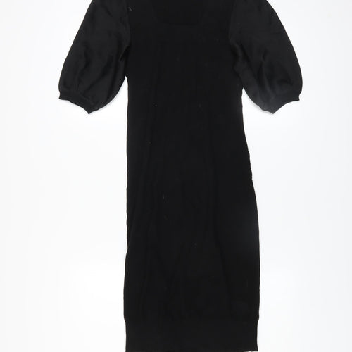 Pink Soda Boutique Womens Black Size 12 Bodycon Dress