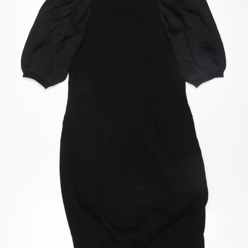 Pink Soda Boutique Womens Black Size 12 Bodycon Dress