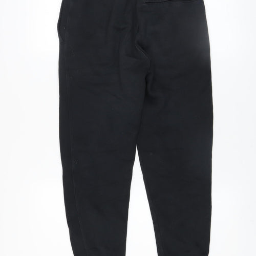 Nike Men's Black XS Jogger Fleece Trousers with Drawstring Waist