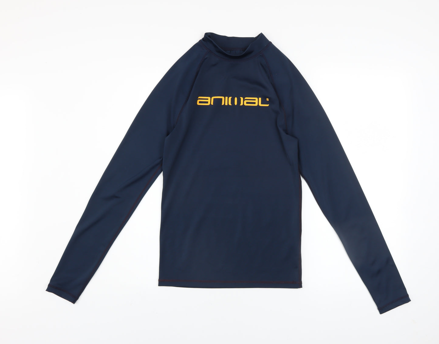 Animal Mens Blue XS Long Sleeve Rash Guard T-Shirt