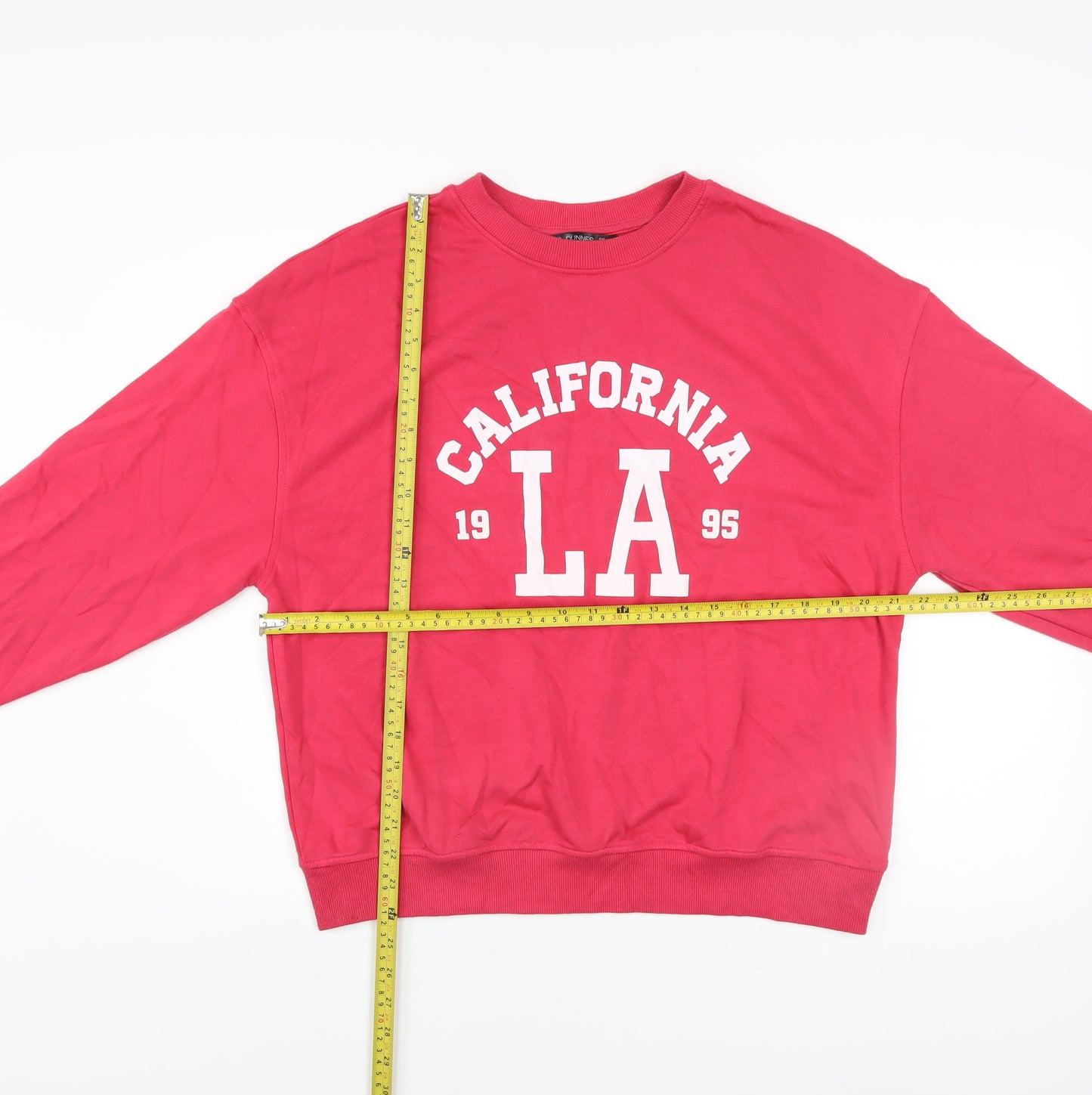 Dunnes Stores Women’s Raspberry California LA 1995 Pullover Sweatshirt Medium