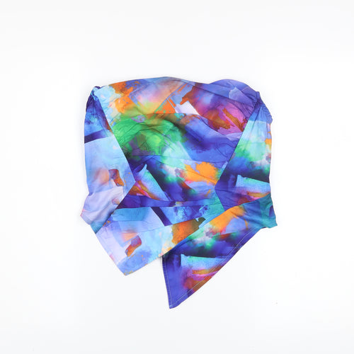 PrettyLittleThing Women Multicoloured Size 12 Cropped Strapless Top