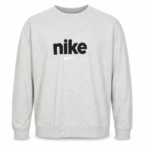 Nike Men's Grey XL Long Sleeve Cotton Crew Neck Sweatshirt