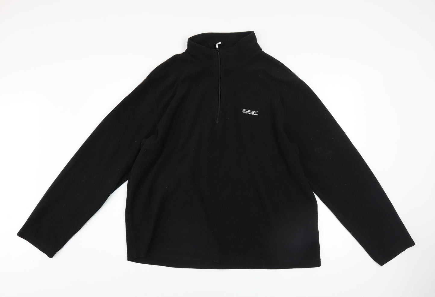 Regatta Men's Black 2XL Half Zip Fleece Sweatshirt Outdoor Pullover