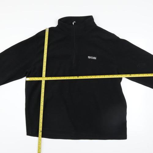 Regatta Men's Black 2XL Half Zip Fleece Sweatshirt Outdoor Pullover