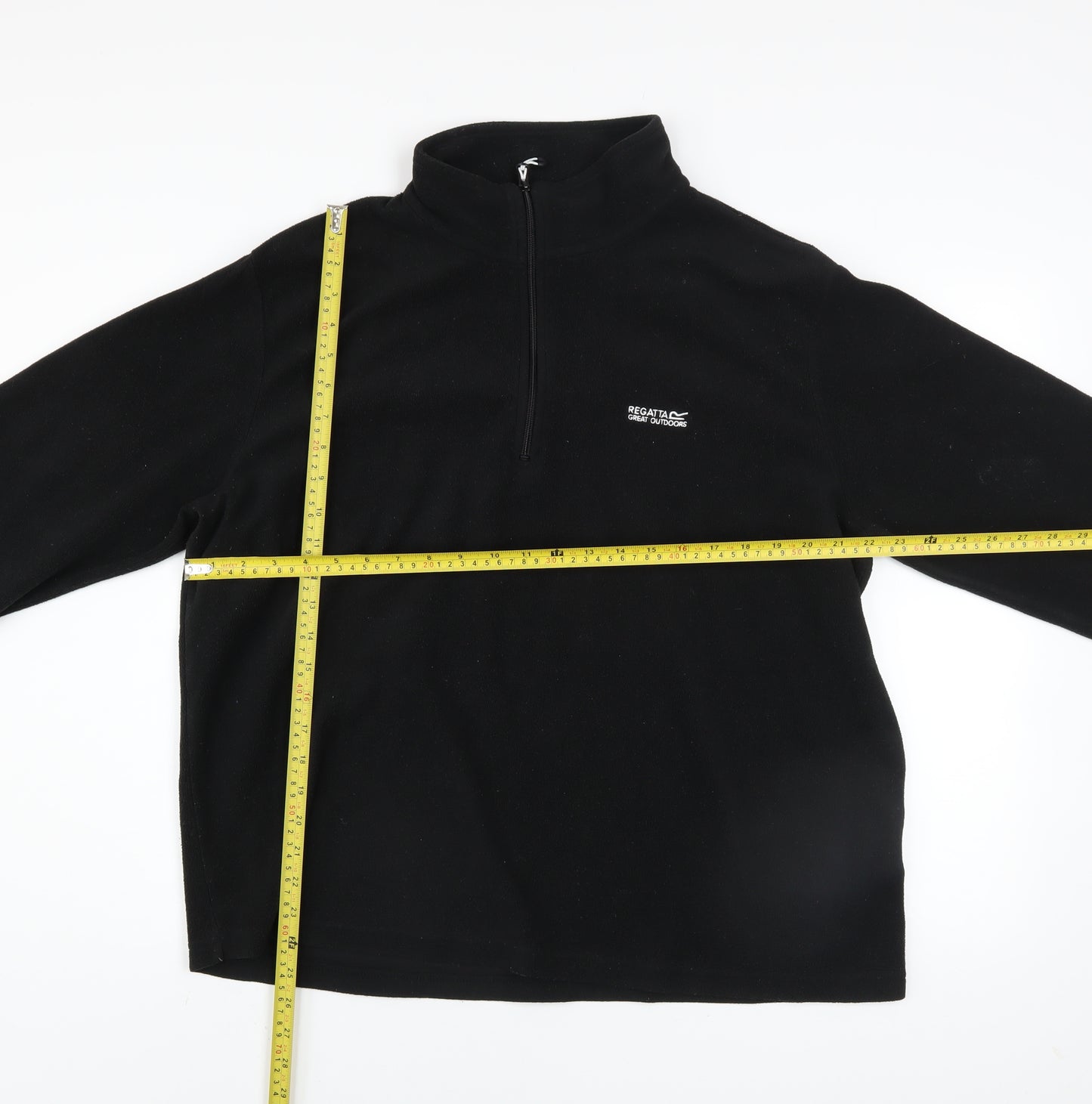 Regatta Men's Black 2XL Half Zip Fleece Sweatshirt Outdoor Pullover