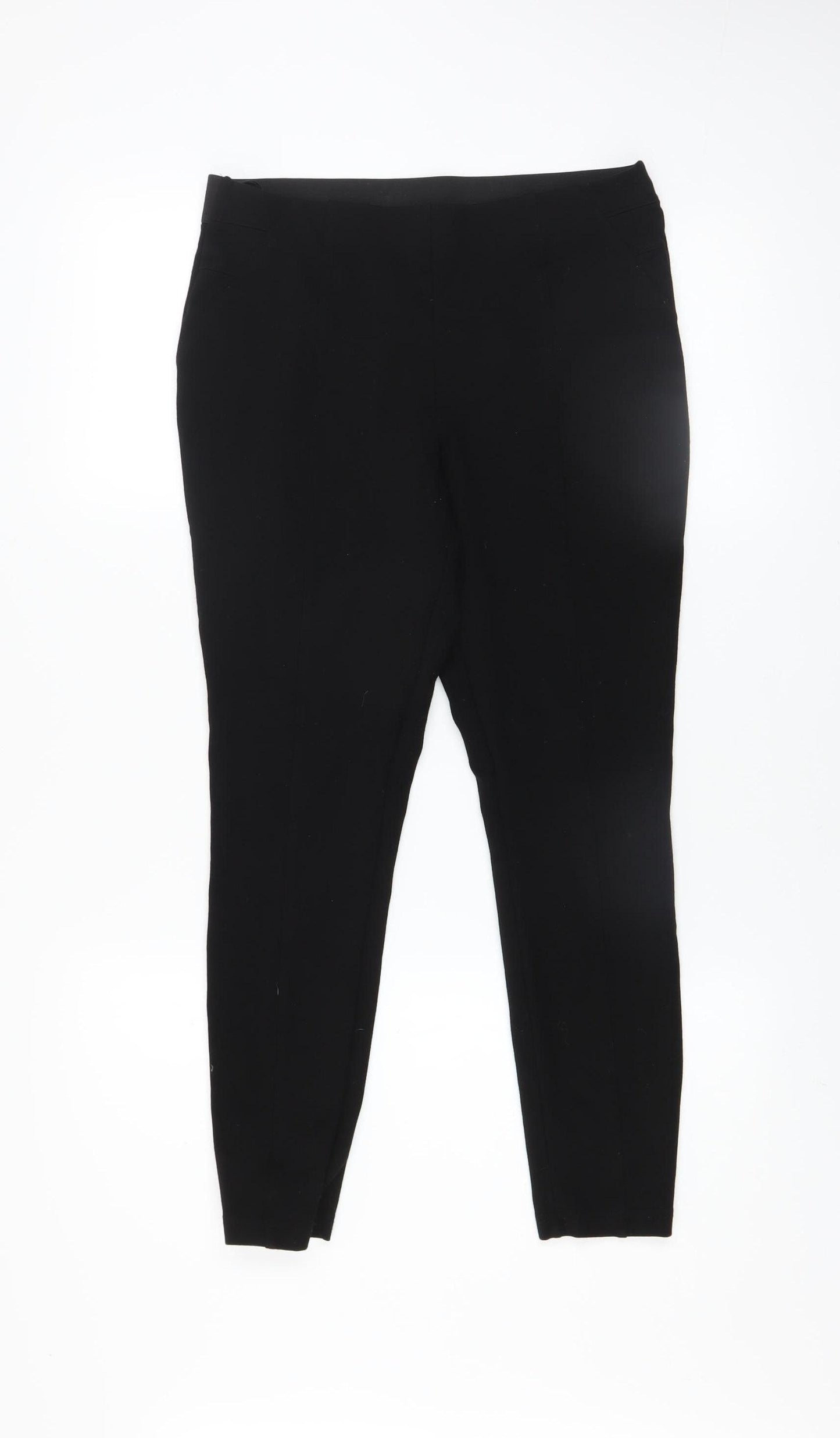 Dunnes Women Black Slim Fit Stretch Leggings M