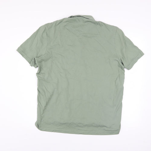 Farah Classic Men's Green XL Cotton Polo Shirt