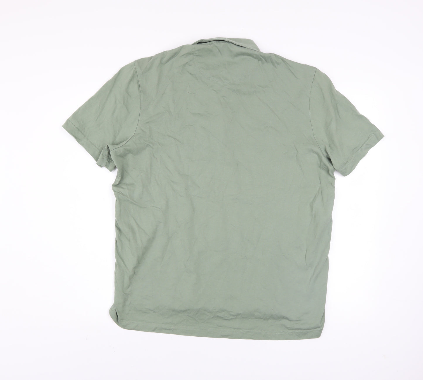 Farah Classic Men's Green XL Cotton Polo Shirt