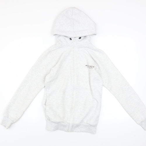 McKenzie Teens Grey Full Zip Hoodie XS Hooded Sweatshirt